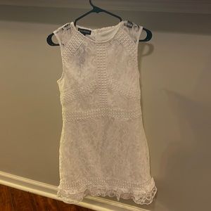 NWT white lace Eilly Bazar dress size large